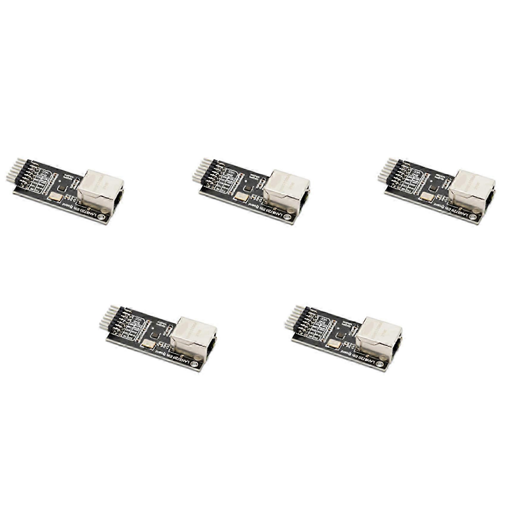 5X LAN8720 Ethernet Transceiver Module - RMII Interface Network Development Board for DIY Projects