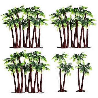 30Pcs Miniatur Palme Fisch Tank Pflanzen Plastik Aquarium Pflanzen Aquarium Dekoration