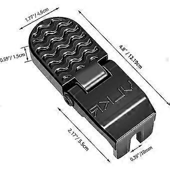 1 Paar 10MM U Slot Opvouwbare Antislip Fietspedalen - Achterste Voetsteun Fietsaccessoires voor Mountainbikes & Racefietsen