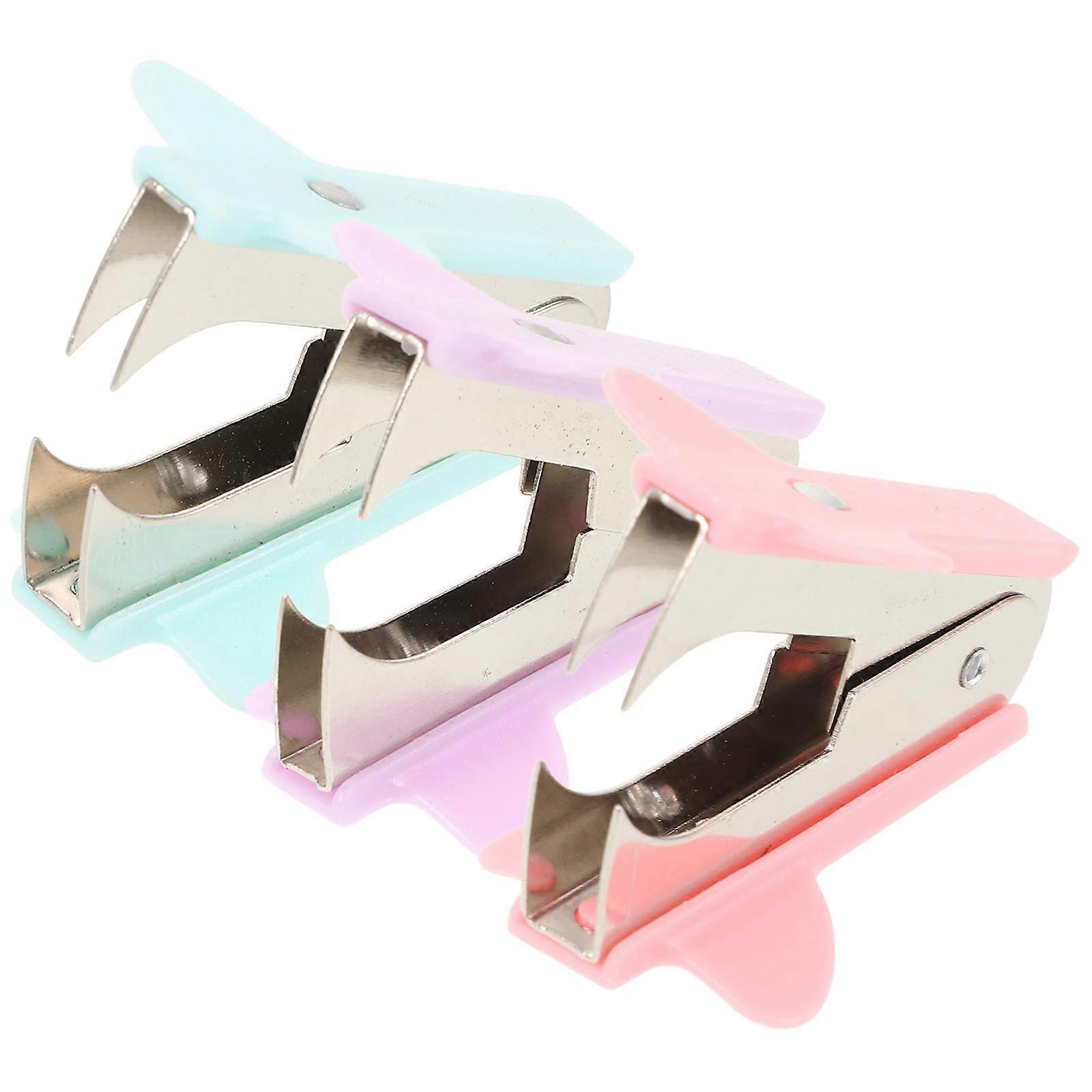 Staple Remover Lightweight Staple Puller for Daily Use 3Pcs Set
