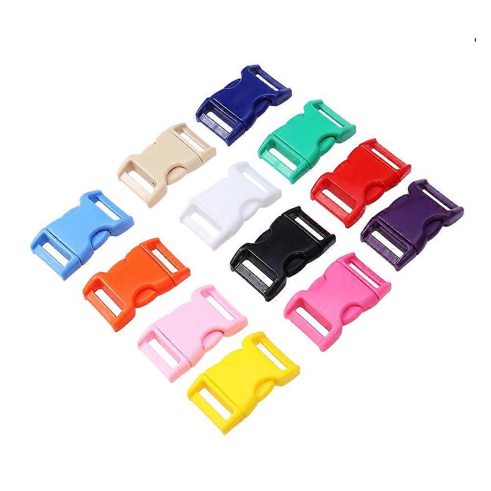 Strap Buckle Plastic Buckles for Adjustable Use 80Pcs Multicolored Side Release Clips