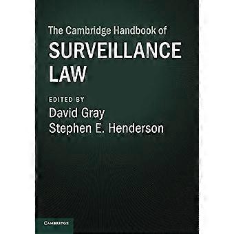 The Cambridge Handbook Of Surveillance Law - Cambridge University Press - Paperback - en Book