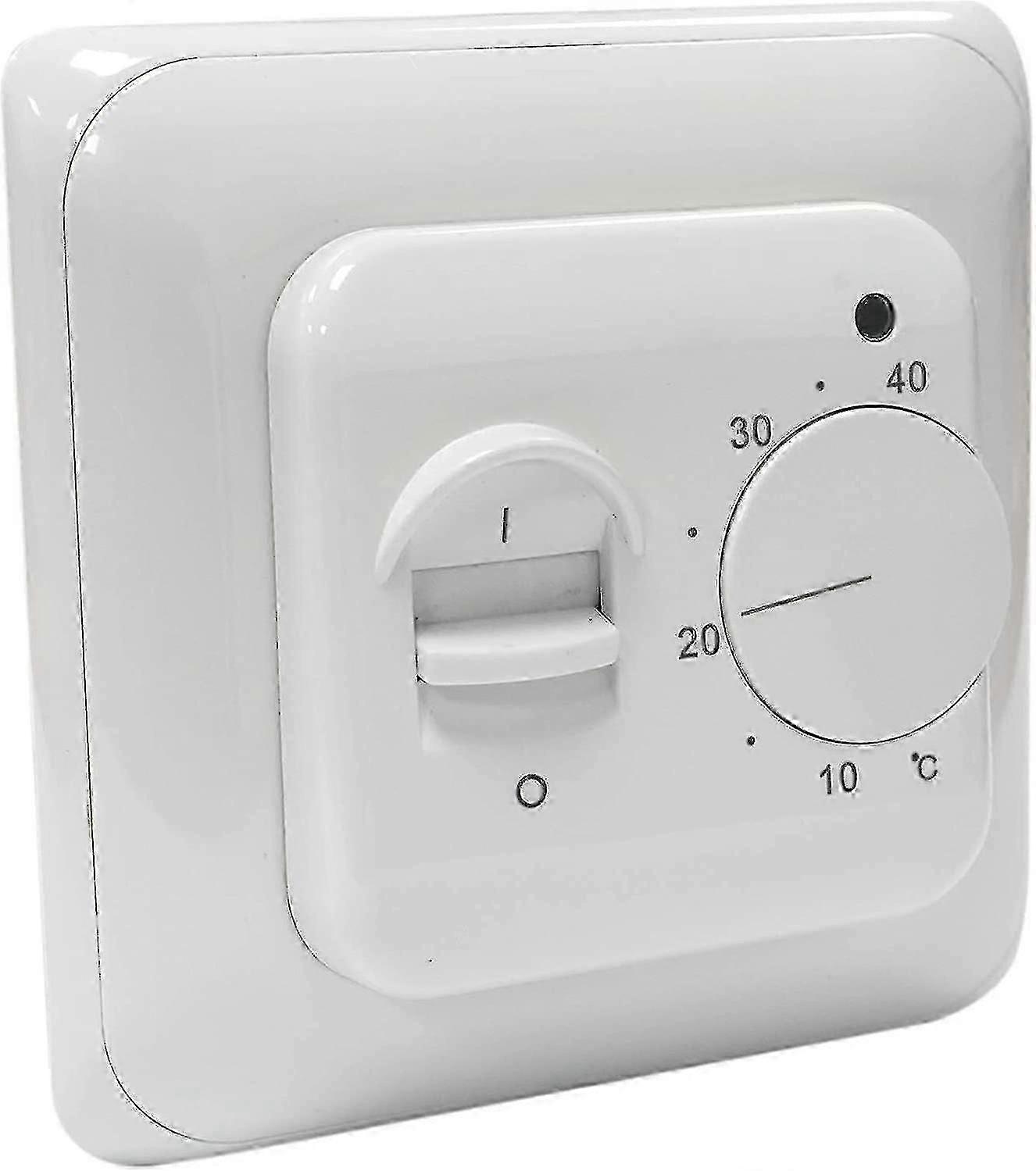 Manual Underfloor Heating Thermostat with Floor Sensor Probe