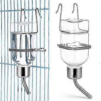 Trinkflasche für Haustiere, Kunststoff, Kaninchen-Wassernapf zum Aufhängen, 2 Stück