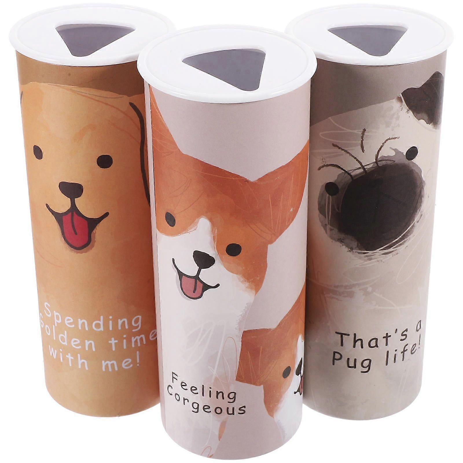 Portable Tissues Multi Colored 3Pcs 6.88X2.55X2.55in