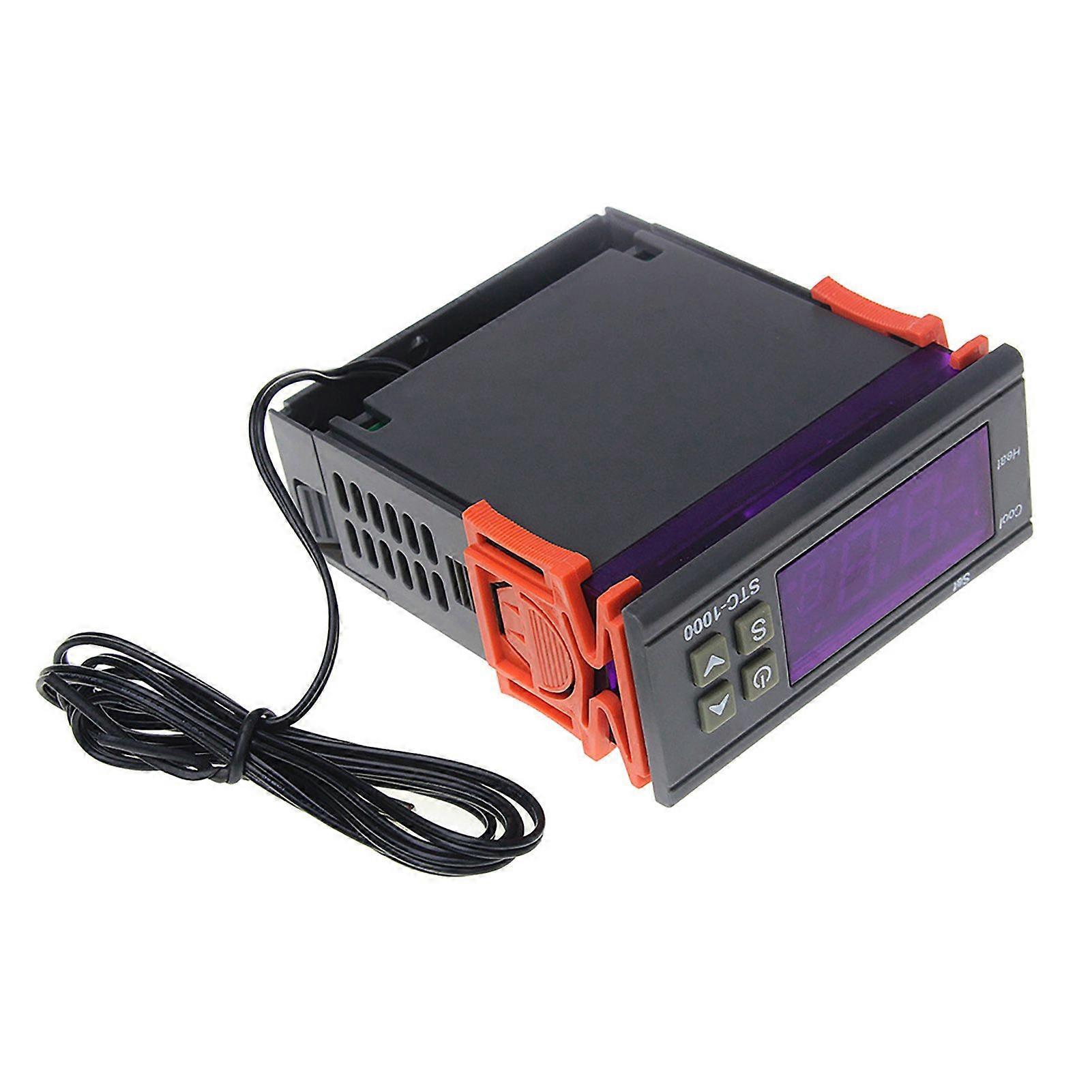 Microcomputer Thermostat Programmable Digital Display Microcomputer Temperature Controller Switch 110?220VAC