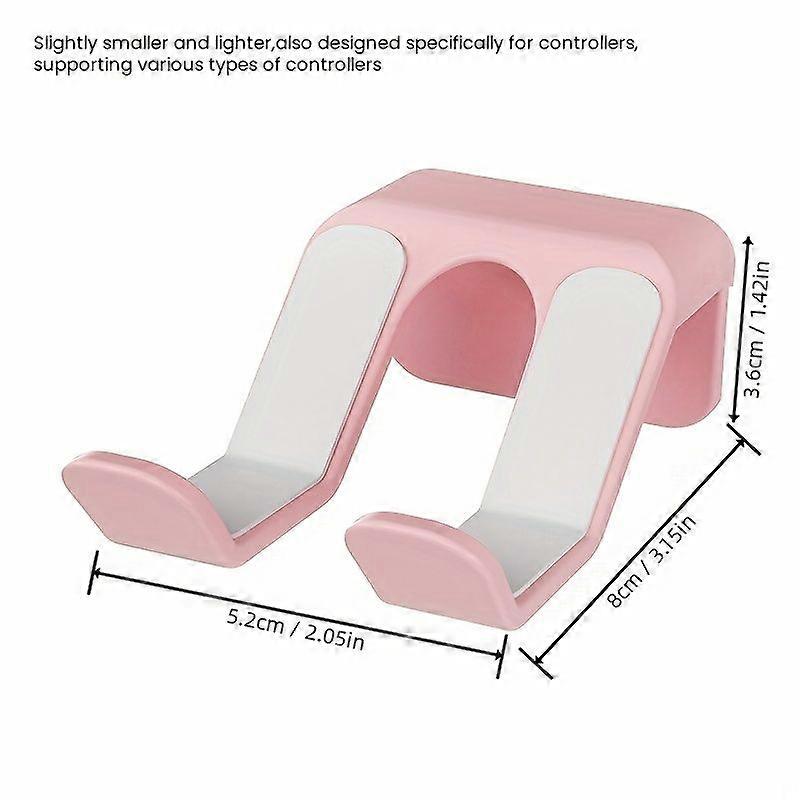 Controller Wall Mount with Headset Hook, Multi-Functional Bracket for PlayStation Controllers, Padded Protective Holder Holds 6.6 lbs