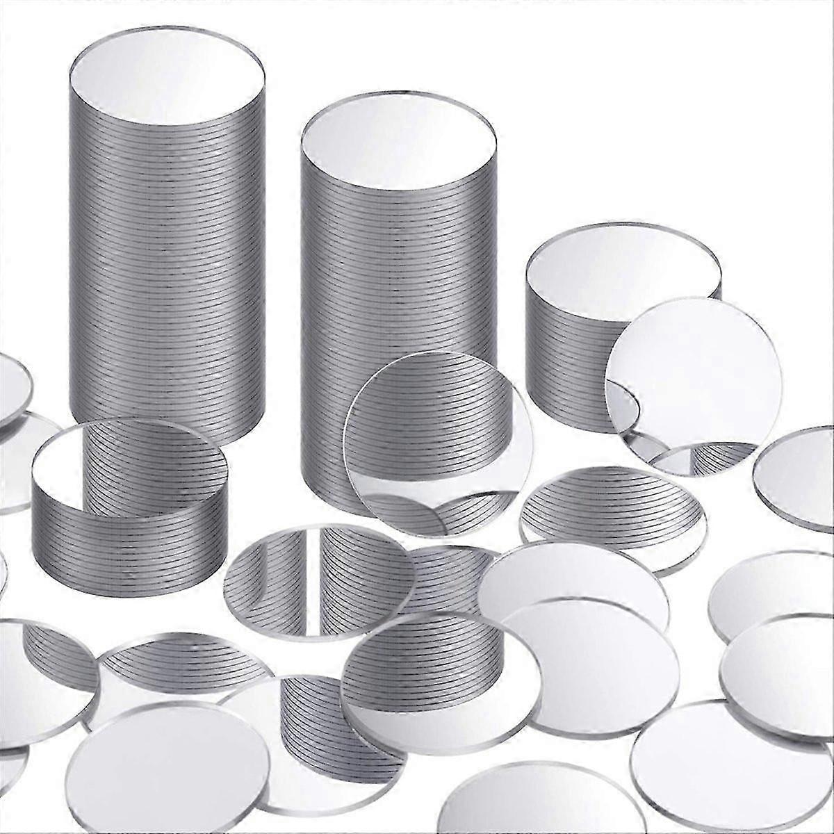 Mini Size Acrylic Round Mirror (100PCS, 1 Inch)