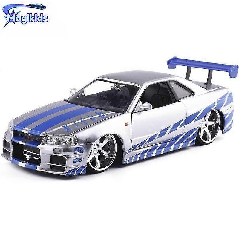 All 1:24 Fast and Furious Nissan Skyline GTR R34 Mitsubishi