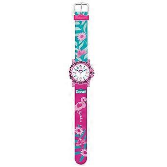 Scout Kids Watch Learning Clock IT Collection - Glitter Flamingo Girls 280375019