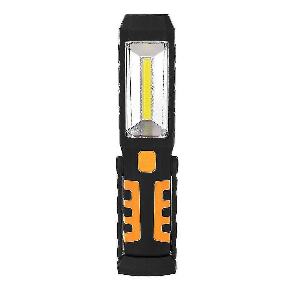 3w Cob Led Work Light Magnetic Flashlight Lamp Outdoor Torch With Foldable Hook