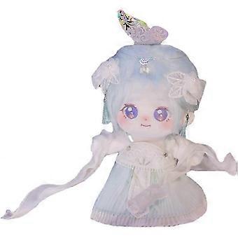 20cm Plush Doll Girl Naked Humanoid Stuffed Body no Attribute 8" Normal Body Wearable Clothing Dress Up Gifts (a-29-with Skeleton)