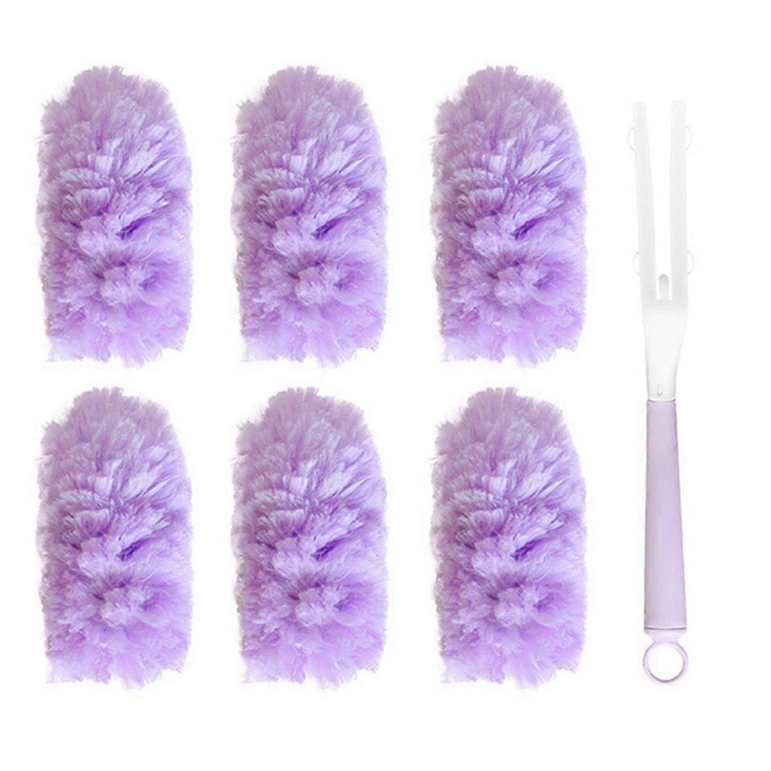 White Peach Scent Electrostatic Duster Electrostatic Adsorption Multi-Function Dust Duster Household