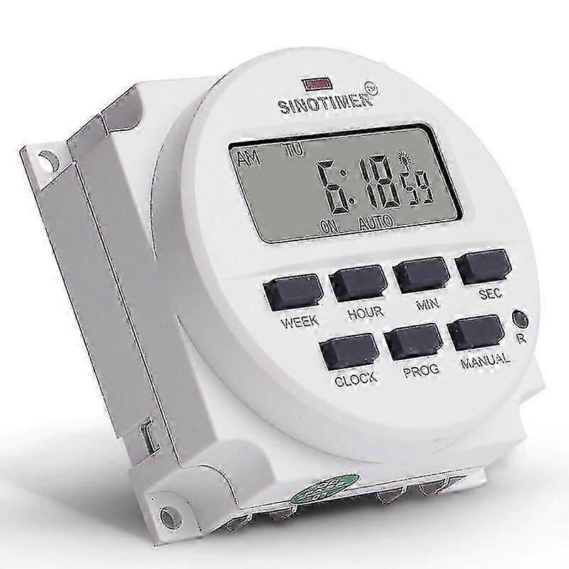 Auto On Off Digital Timer Compatible for Sinotimer Tm618sh-1 1 Second Weekly Programmable