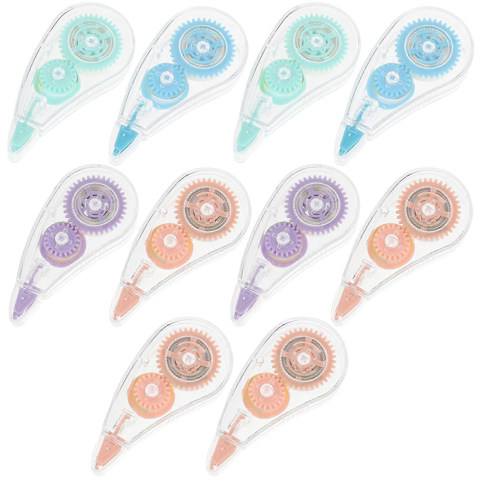 10Pcs Portable Correction Tape for Students Use Assorted