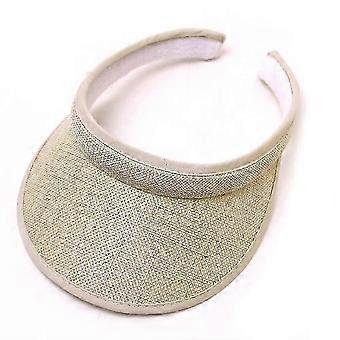 Clip On Sun Visor Hat Wide Brim Women's Cap Visor Fro Outdoor Sports