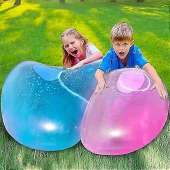 Set van 2 gigantische opblaasbare bubbelballen, herbruikbare waterballonnen voor peuters, buitenspeelgoed voor kinderen, strandballen voor spelletjes in de tuin en waterpret in de zomer.