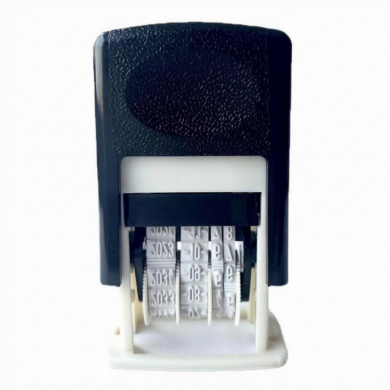 Self-Inking Date Stamp Rotating Wheels Rolling Date Stamp Mechanical Dial