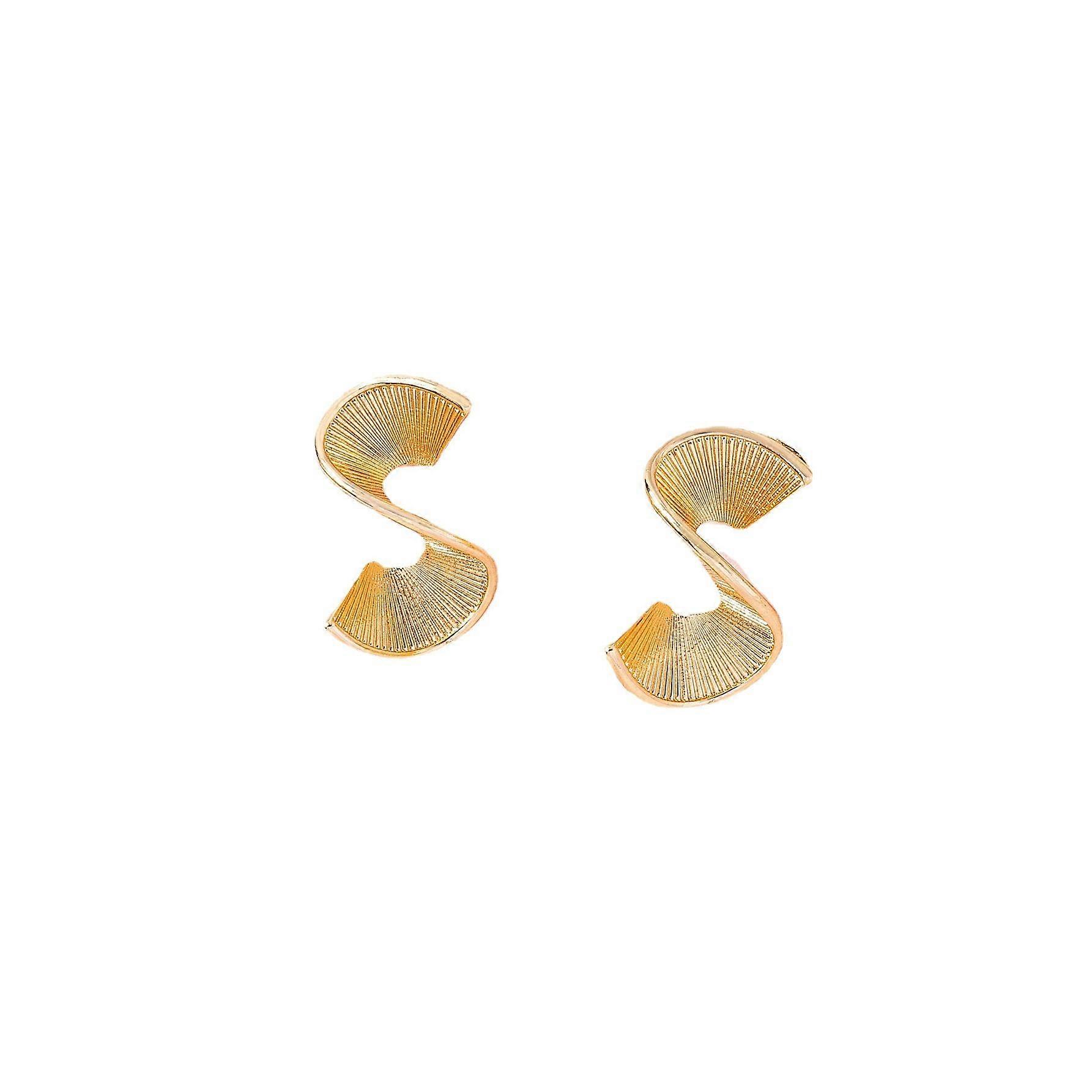 Stylish S-shaped Earrings - Trendy and Unique