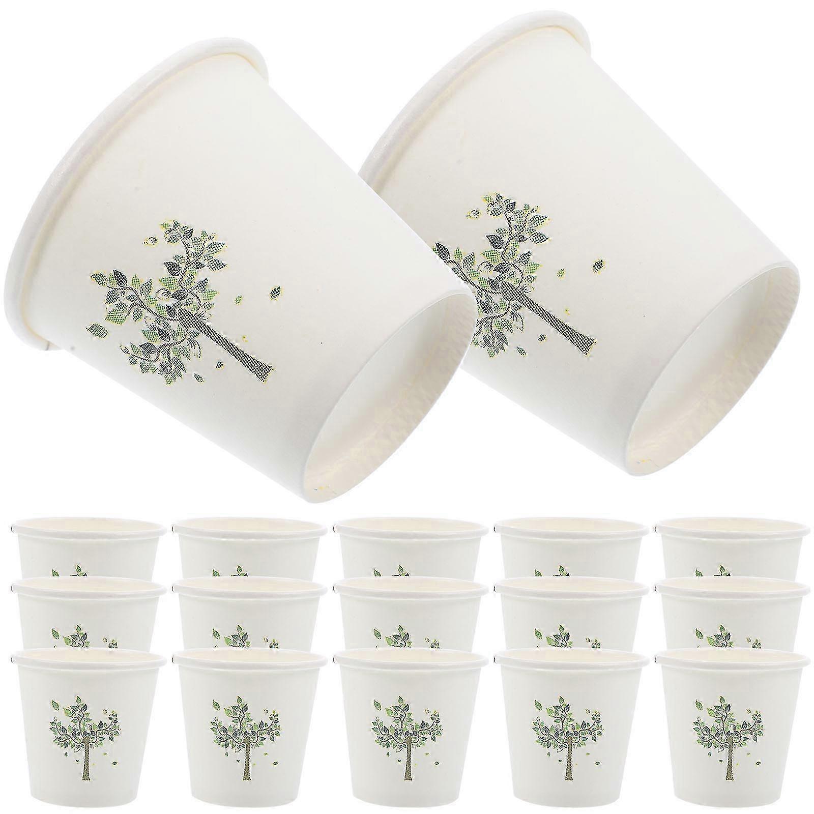 Assorted Color Paper Cups compatible with Trial Drinking 500Pcs Disposable Beverage Cups