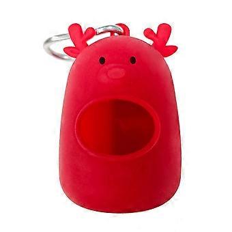 Silicone Poop Bag Dispenser with Carabiner