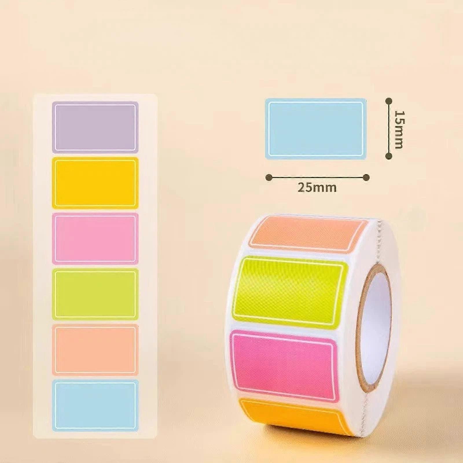 Coding Label Sticker Writable Waterproof Rectangle Sticky Labels