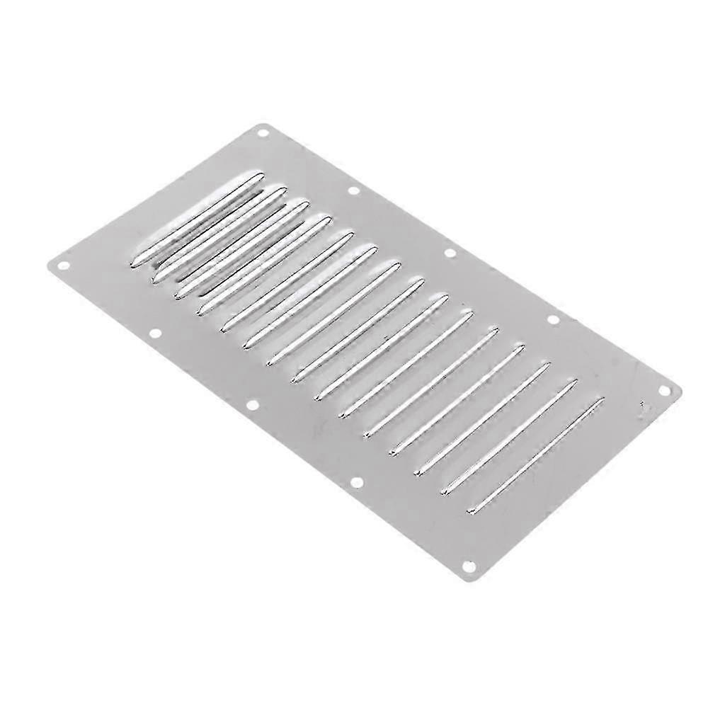 304 SS Stamped Louver 228x127mm Rectangular