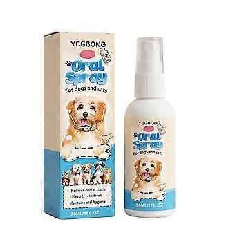 30 ml mondspray voor huisdieren met milde ingrediënten. Verzorgt de tanden van uw hond, zorgt voor een frisse adem en een goede mondhygiëne voor uw trouwe viervoeter.