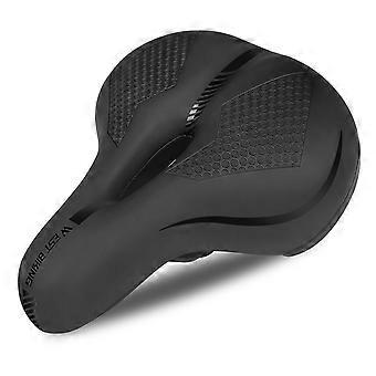 WEST BIKING Bike Saddle Comfortable Shock Absorption Wide Seat Cushion with Reflective Strap