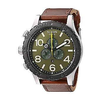 Nixon 51/30 Quartz Analog Man Watch with Cowskin Bracelet A1242334