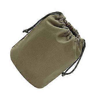 Gargle Container Camping Storage Bag for Storage 2Pcs Olive Green