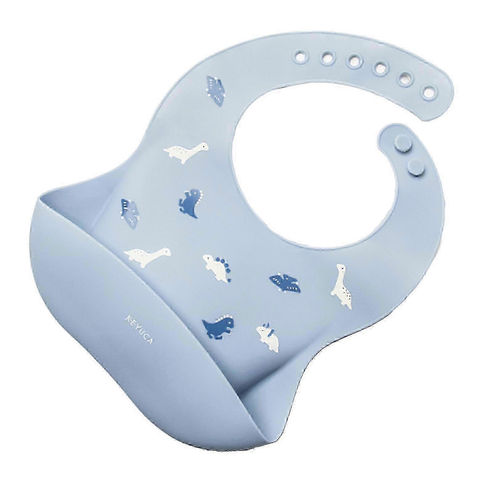 Soft Adjustable Silicone Feeding Bib For Babies