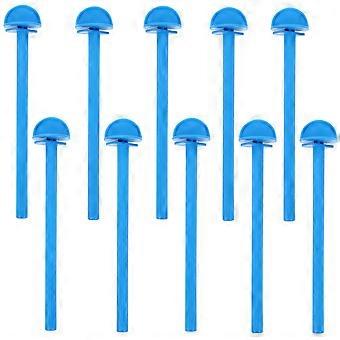 Plastic Bird Standing Stick for Parrot Cage 10Pcs Perch Accessories