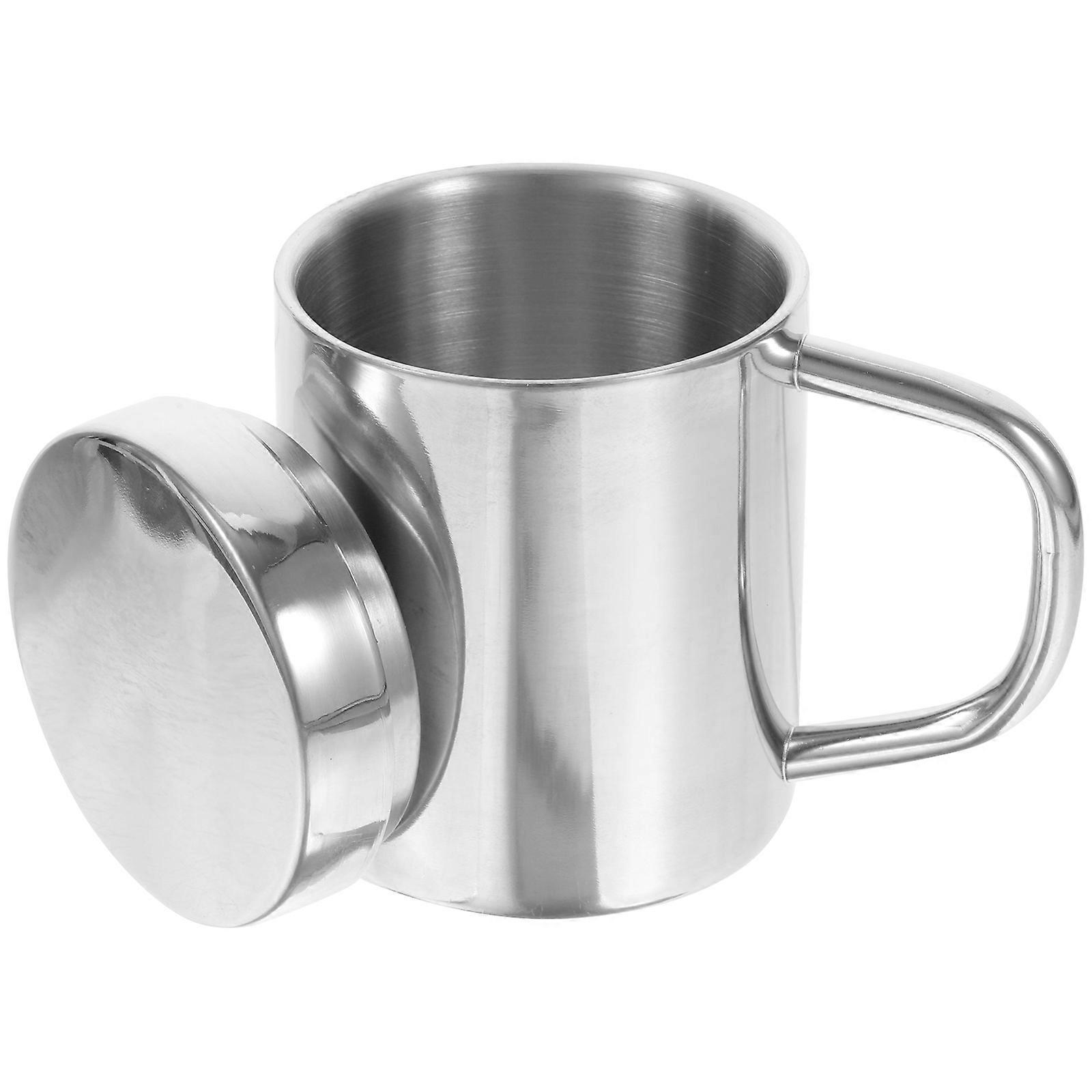 Camping Coffee Mug Stainless Steel Mug for Multi-Function Drinking Use