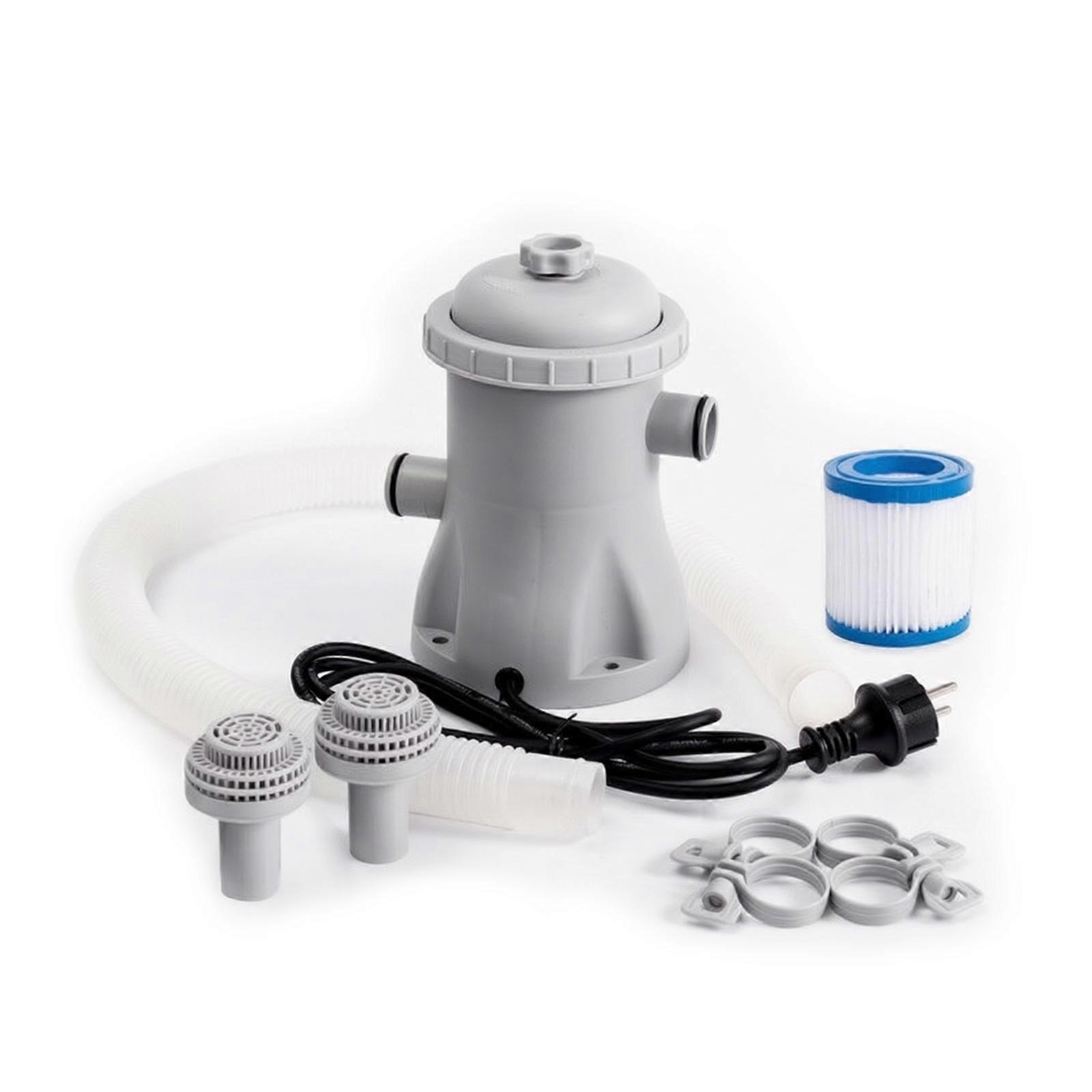 Pool Strainer Pump with Hoses and Adaptors Electric Pool Pump with Strainer