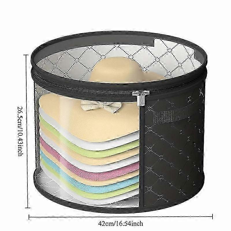 Open-Top Foldable Hat Storage Bag