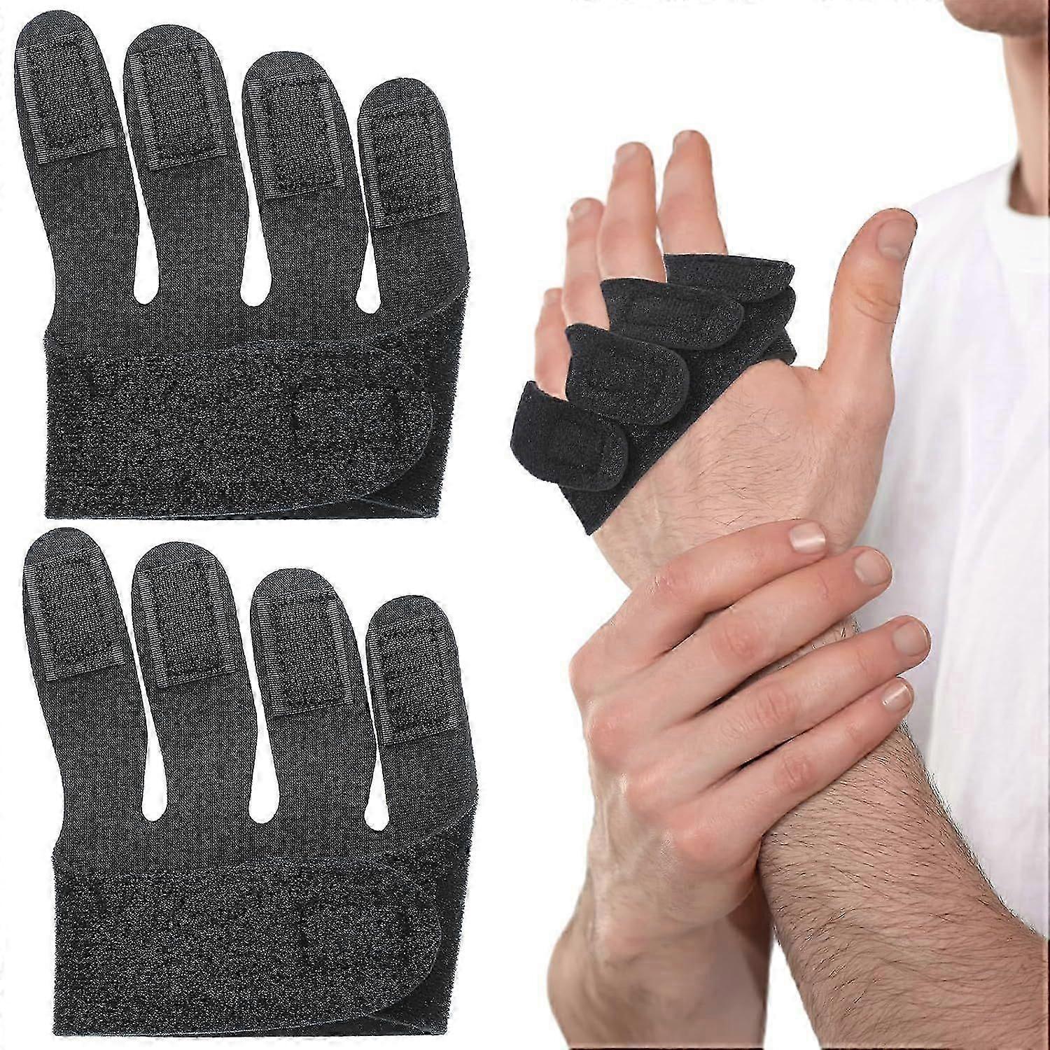 2 Pcs Hand Ulnar Deviation Strap Right Drift Hand Splint MCP Knuckle Support Brace