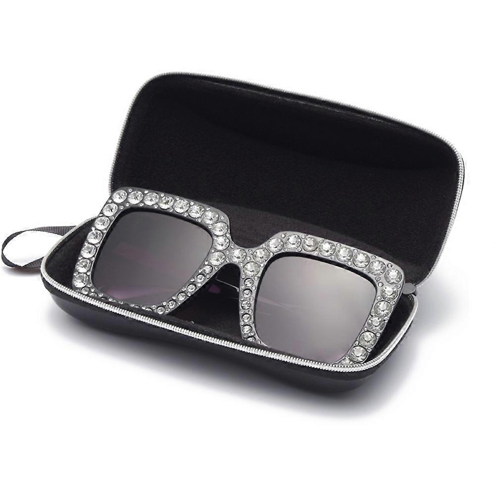 PU Zippered Eyewear Case 2Pack Black