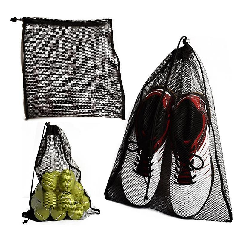Mesh Durable Nylon Mesh Drawstring Laundry Travel Storage Bag