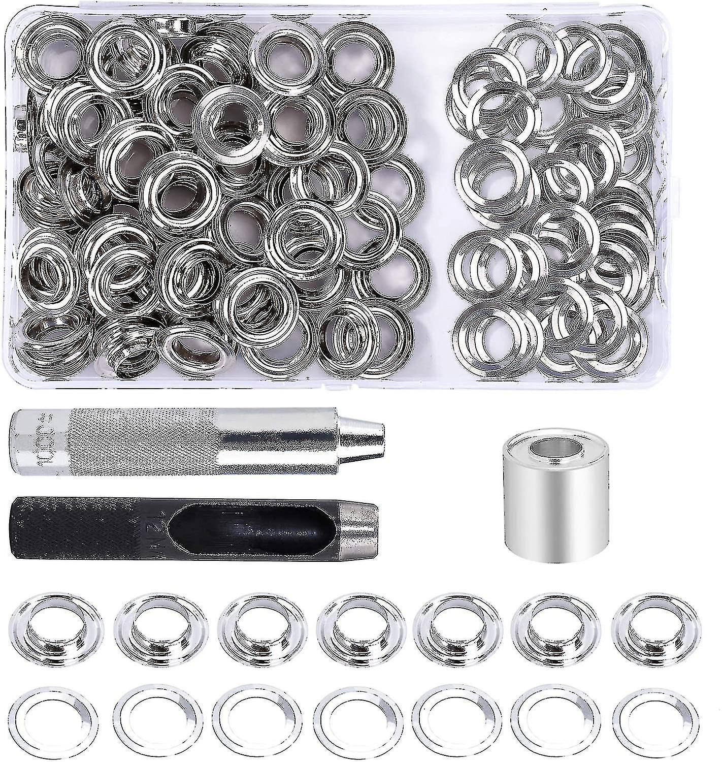 Κιτ εργαλείων βολών ματιών Grommet 12mm 100 σύνολα με 3pcs Grommet