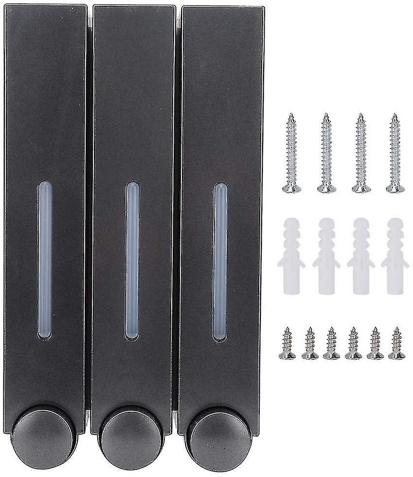 Disinfectant Dispenser, Wall-mounted Shower Liquid Soap Dispenser Three-head