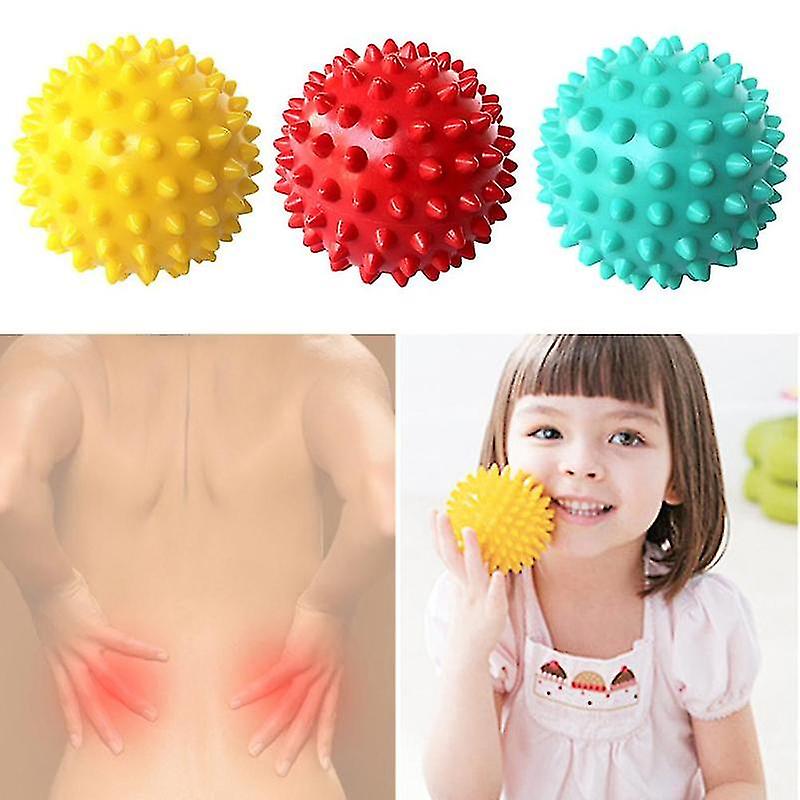 65mm Durable Pvc Spiky Massage Ball Trigger Point Sport Fitness Hand