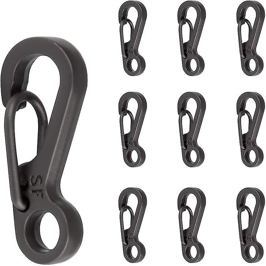 10pcs Mini Carabiner Hook For Climbing Excursion - Keyring - Maximum Weight 15kg - Hanging Accessories To Extend