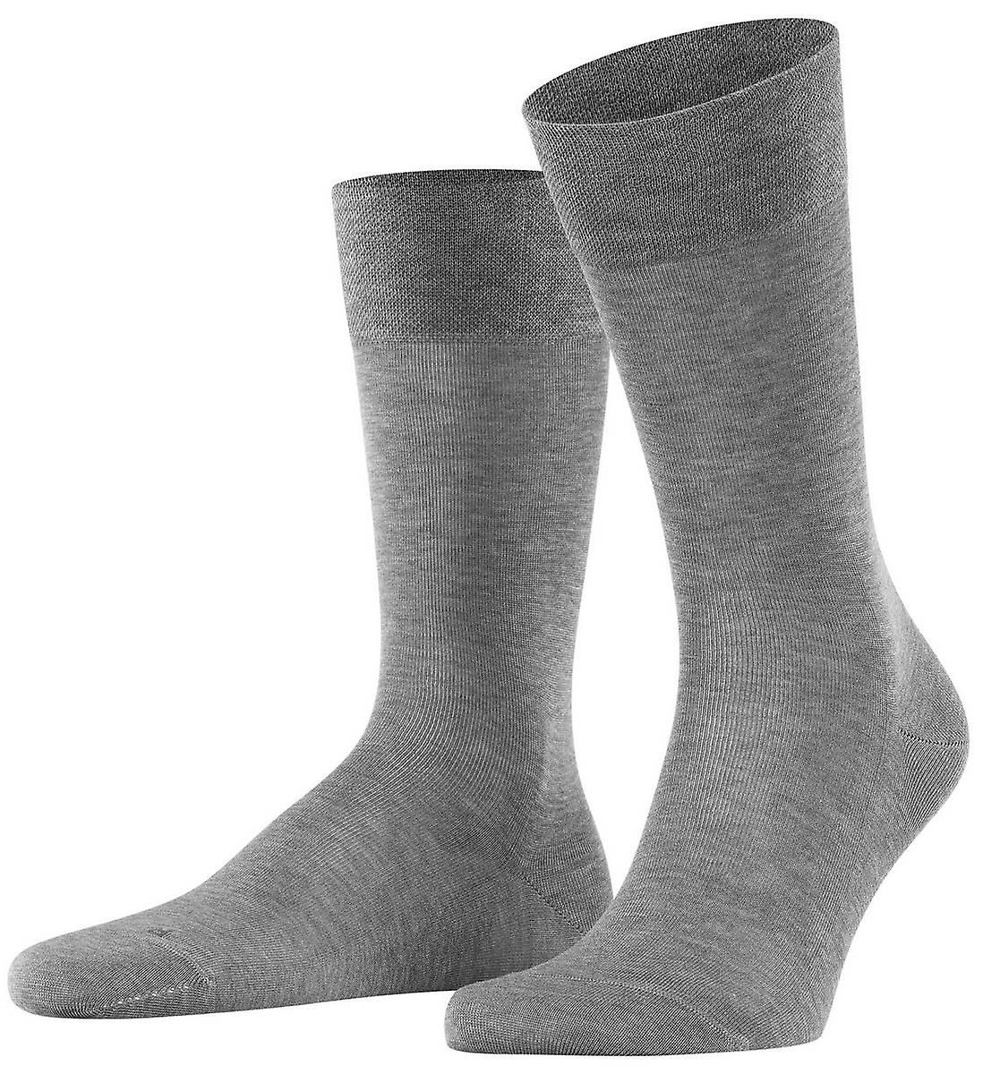 Falke Sensitive Malaga Socks - Steel Mel Silver
