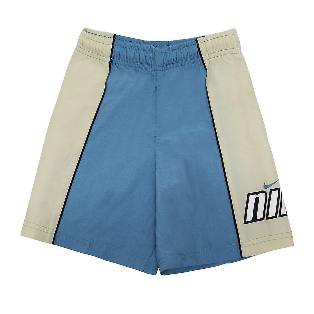 Nike Boys Shorts Colourblock Pant Blue Cream 421257 494