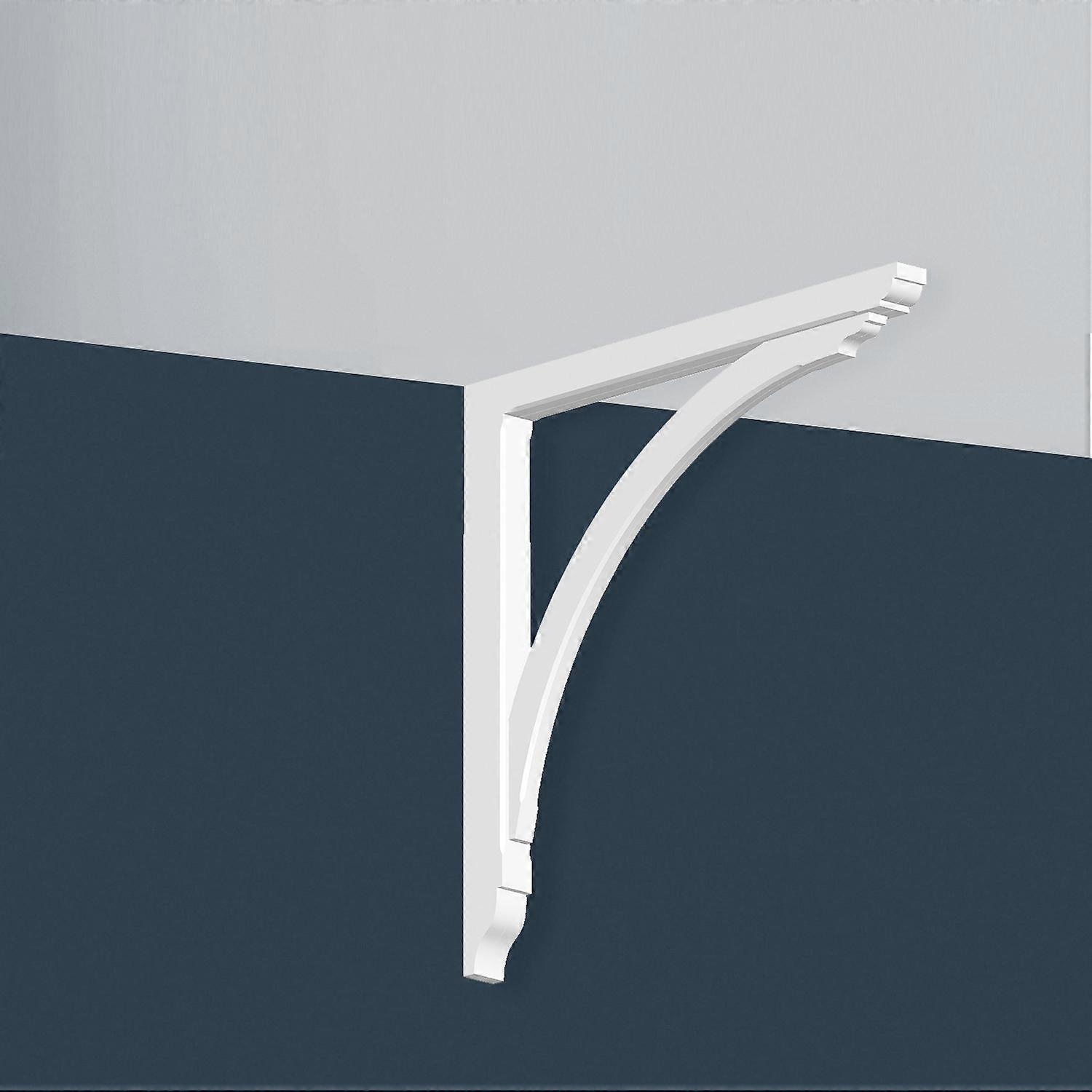 Orac Decor 1 x Gallows bracket GB04 XTERIO white Duropolymer® pre-primed lightweight, sturdy, dimensionally stable