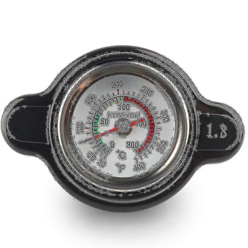 High Pressure Radiator Cap With Temperature Gauge, 1.8 Bar Radiator Cap 25.6psi For