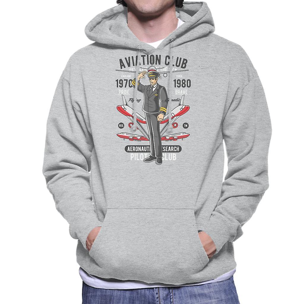 Letecký klub muži ' s kápí na tričko