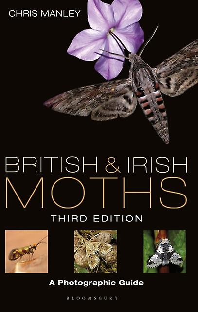 British And Irish Moths Third Edition by Chris Manley Hardback Book