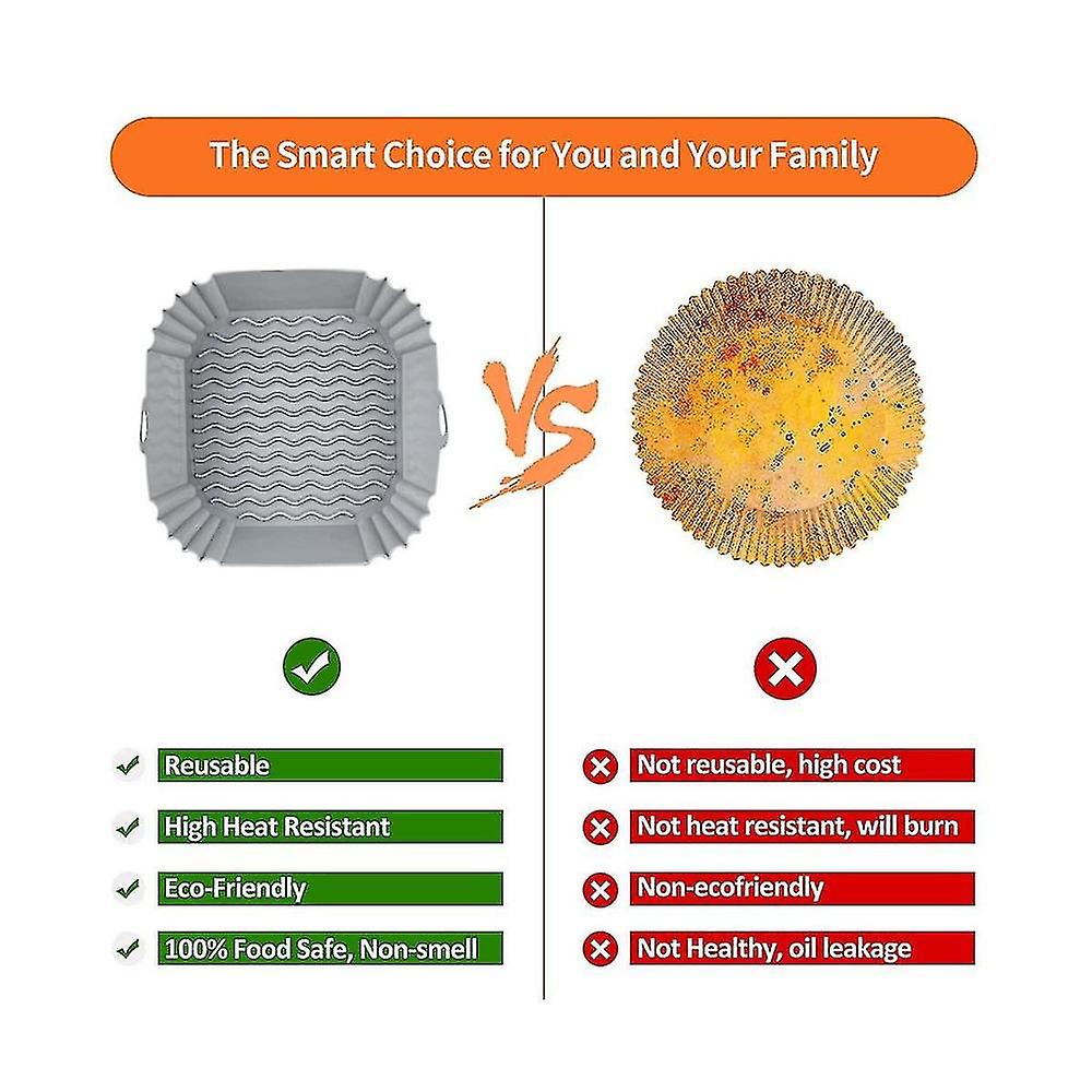 Silicone Liners, Reusable Silicone Basket, Tray Accessories